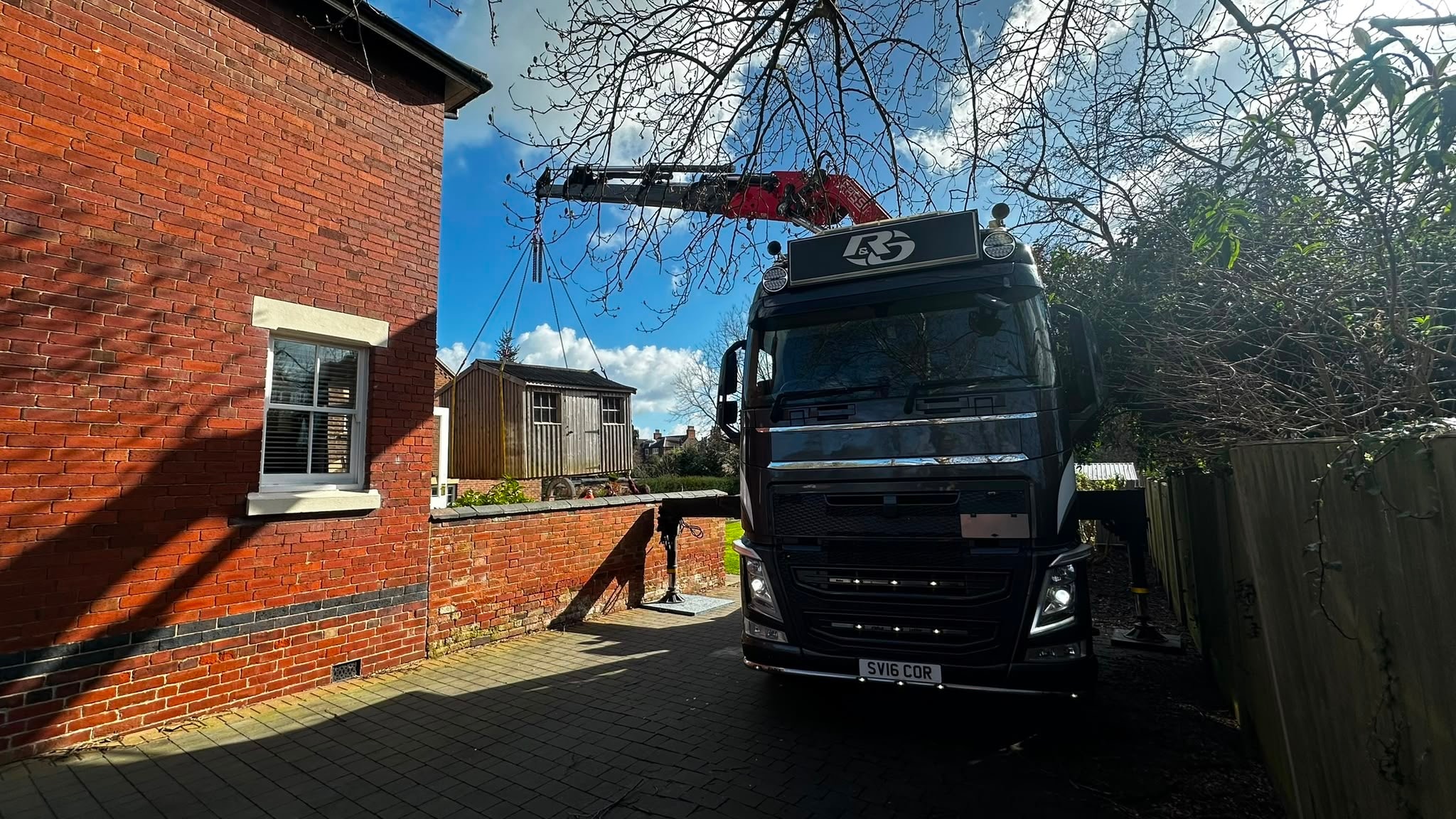 Live job photography from R & O Punchard operations
